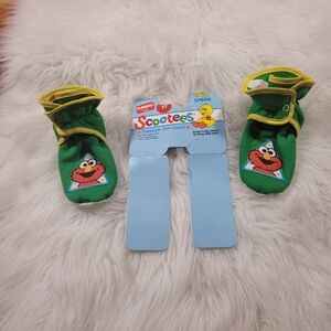 Vtg 1992 Playskool ELMO Non-Slip SLIPPERS